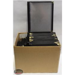 CASE OF ASSORTED MENU COVERS