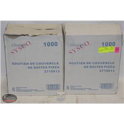 2 CASES OF SYSCO PIZZA-SAVERS, 1000/CASE