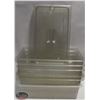 Image 1 : LOT OF 6 CAMBRO FULL SIZE STORAGE PANS W/ 4 LIDS