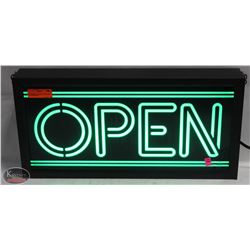 COMMERCIAL LIGHTUP OPEN SIGN (FLUORESCENT)