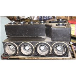 T - SHAPED CONDIMENT HOLDER SOLD W/ 4 CUP