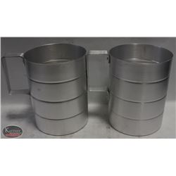 2 NEW 4QT DRY INGREDIENT BAKERS MEASURE