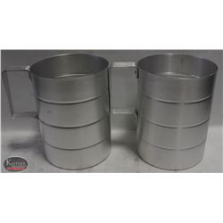 2 NEW 4QT DRY INGREDIENT BAKERS MEASURE