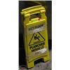 Image 1 : LOT OF 3 FOLDING WET FLOOR SIGNS