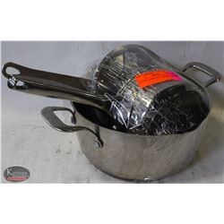 LOT OF 3 ASSORTED COOKING POTS