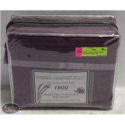 BAMBOO DOUBLE SIZE COMFORT PLUS DARK PURPLE 1800