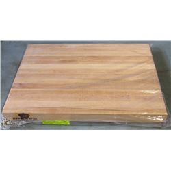 16" HARD CANADIAN MAPLE SOLID CARVING BOARD