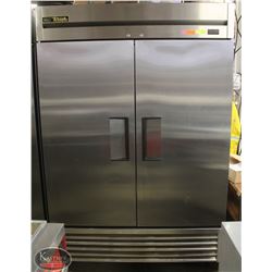 TRUE STAINLESS STEEL TWO DOOR FREEZER