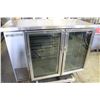 Image 5 : TRUE STAINLESS STEEL TWO-DOOR BACK BAR COOLER W/