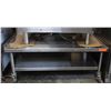 Image 1 : S/S EQUIPMENT STAND ON CASTORS W/ UNDERSHELF
