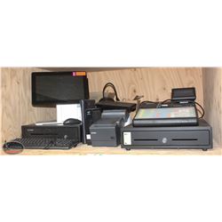 POINT-OF-SALES SYSTEM W/ CASH REGISTER, 2 EPSON