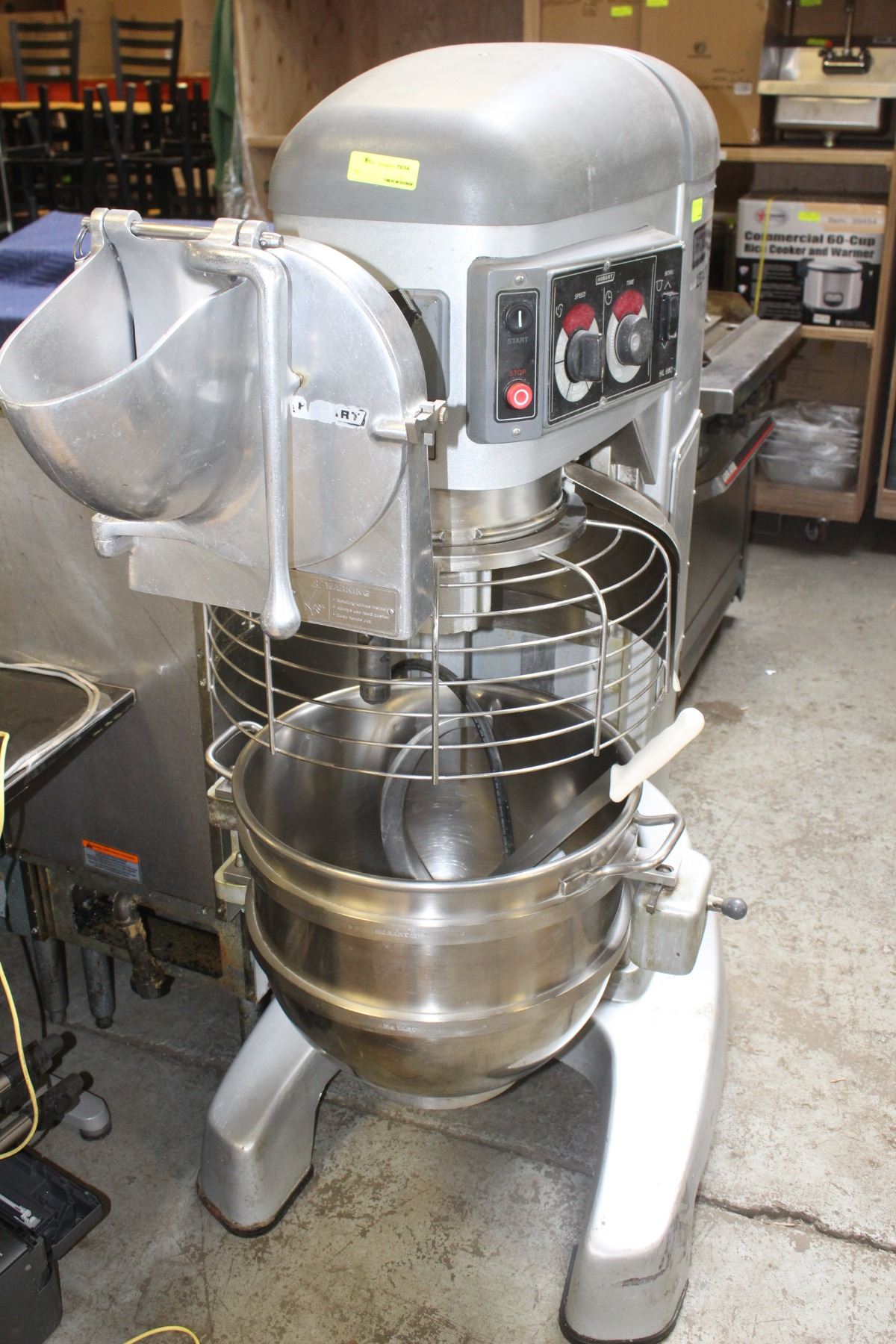 HOBART LEGACY 60 QT MIXER W/ ATTACHMENTS