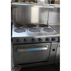 UNUSED IMPERIAL 6 BURNER ELECTRIC RANGE WITH