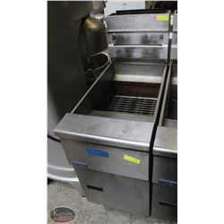 PITCO NATURAL GAS DUAL BASKET DEEP FRYER ON CHOICE