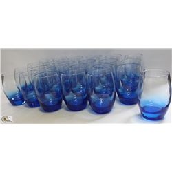 BLUE MALEA HIBALL TUMBLER 12.5OZ, MADE IN FRANCE