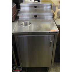 WASSERSTOM ALL-S/S MOBILE CUSTOMER SERVICE CABINET