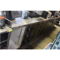 3 CUSTOM COMMERCIAL CABINETS W/ 8-HEAD FOUNTAIN