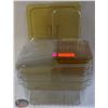 Image 1 : LOT OF 6  ASSORTED POLYCARB INSERTS W/ LIDS