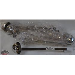 LOT OF 12 NEW 1 OZ STAINLESS STEEL LADLES.