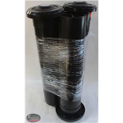 LOT OF 4 COMMERCIAL SPRINGLOADED CUP DISPENSERS