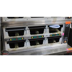 DUKE 6-SLOT WARMING / HOLDING COUNTERTOP CABINET