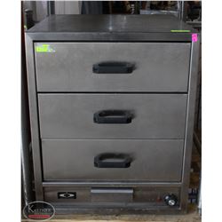 CUSTOM DIAMOND 3 INSERT HEATED HOLDING CABINET