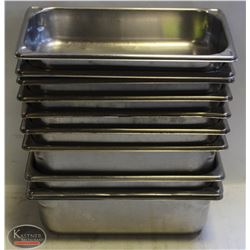 LOT OF TEN 1/3 SIZE S/S INSERTS-ON CHOICE