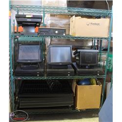 5FT, 4-TIER COMMERCIAL GREEN-WIRE STORAGE RACK