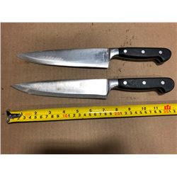 USED SHARPENED KNIVES HIGH QUALITY - LOT OF 2