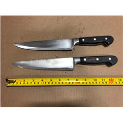 USED SHARPENED KNIVES HIGH QUALITY - LOT OF 2