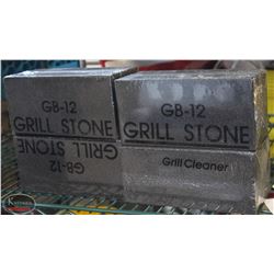 LOT OF 4 GB-12 GRILL STONES.