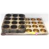 Image 1 : LOT OF 9 CUPCAKE/MUFFIN PANS