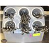 Image 1 : 6 COMPARTMENT CUTLERY BIN WITH ASSORTED CUTLERY