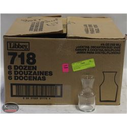 LOT OF 36, 4-1/2 OZ COCKTAIL DECANTERS