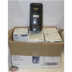 LOT OF 5 NEW TORK AUTO-FOAM DISPENSERS S22, BLACK