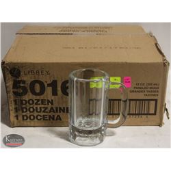 1 DOZEN NEW 12 OZ. PANELED MUGS-HD