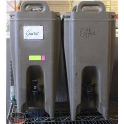 LOT OF 2 CAMBRO INSULATED BEVERAGE DISPENSERS