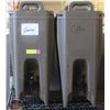 Image 1 : LOT OF 2 CAMBRO INSULATED BEVERAGE DISPENSERS