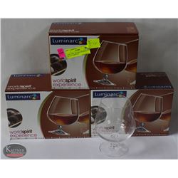 26OZ/770ML BRANDY GLASSES - LOT OF 6 (3 BOXES)