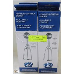 SET OF SIX PORTION SCOOPS