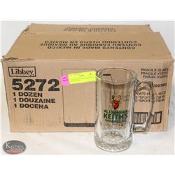 CASE(12) OF ALEXANDER KEITH'S 25 OZ BEER MUGS