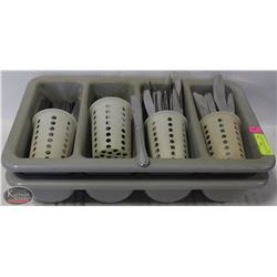 TRAY OF ASSORTED SILVERWARE & OTHERS