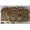 Image 1 : LOT OF ASSORTED WINE & BRANDY GLASSES