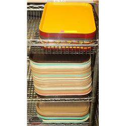 APPROX. 65 CAFETERIA SERVICE TRAYS