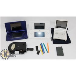 LOT OF THREE NINTENDO GAMEBOYS