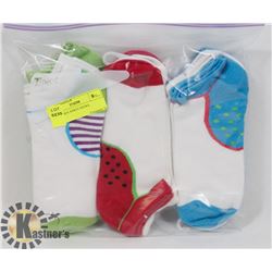 9PK LADIES ANKLE SOCKS.