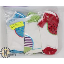 9PK LADIES ANKLE SOCKS.