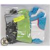 Image 1 : 9PK LADIES ANKLE SOCKS.