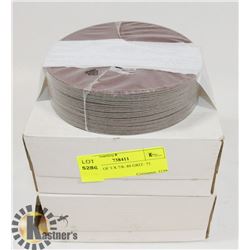 3 PACKS OF 5 X 7/8- 80 GRIT- 75 COUNT