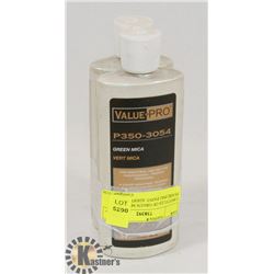 2 BOTTLES OF GREEN MICA PEARLING PAINT ADDITIVE